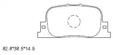 Тормозные колодки дисковые ASIMCO KD2721