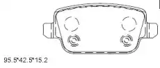 Тормозные колодки дисковые ASIMCO KD6782