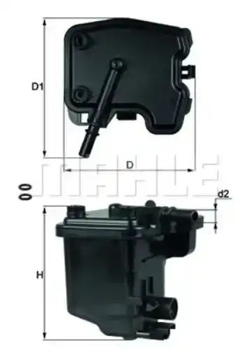 Топливный фильтр KNECHT KL431