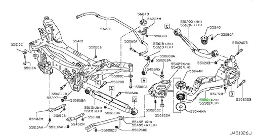 NISSAN 555014CL0D