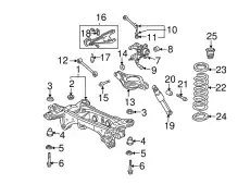 РЕЗИНКА ПОД ПРУЖИНУ 52686S3V023 HONDA