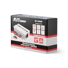 инвертор автомобильный! 12/220V IN-1000W\ 43113 AVS
