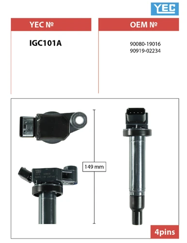 Катушка зажигания YEC IGC101F