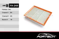 Фильтр воздушный FORTECH FA243