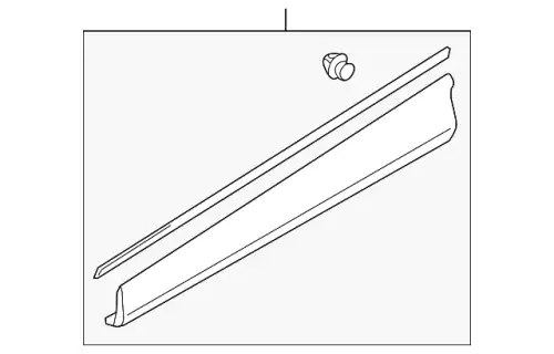 НАКЛАДКА ПЕРЕДНЕЙ ДВЕРИ KD5351RB0C MAZDA