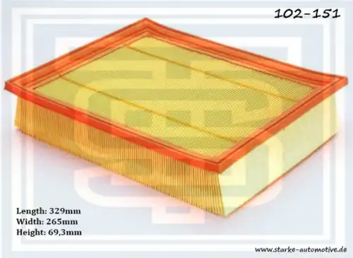 Фильтр воздушный STARKE 102-151