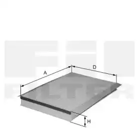 Салонный фильтр FIL FILTER HCK 7135