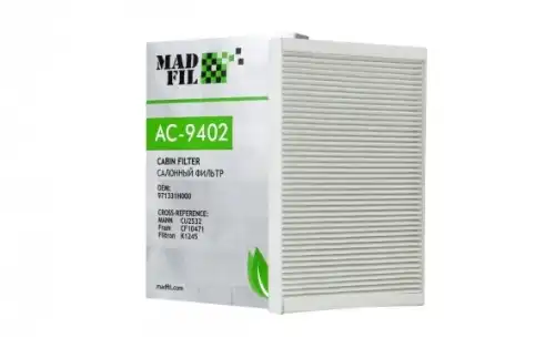 Салонный фильтр MADFIL AC9402