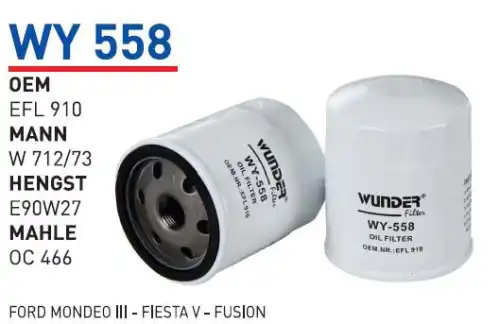 Фильтр масляный WUNDER WY-558