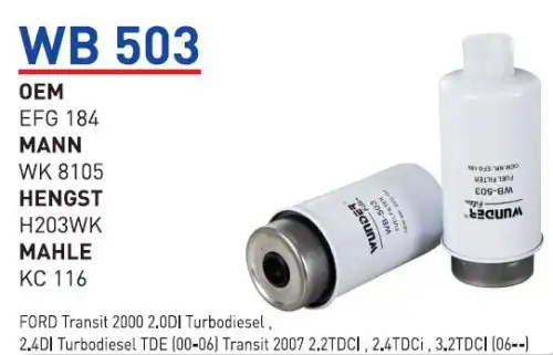 Топливный фильтр WUNDER WB-503