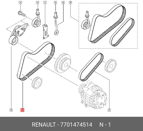 RENAULT 7701474514