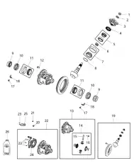  САЛЬНИК ПЕРЕДНЕЙ ПОЛУОСИ (05086686AA) CHRYSLER