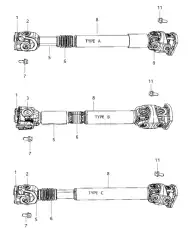 крестовина 68067351AA CHRYSLER