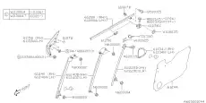  КУЗОВНОЙ УПЛОТНИТЕЛЬ SUBARU 61280SA000