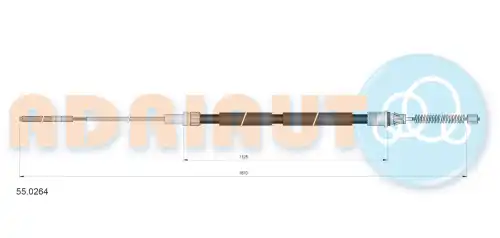 Трос ручного тормоза ADRIAUTO 55.0264
