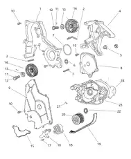 ремень ГРМ Opel 4663598 CHRYSLER