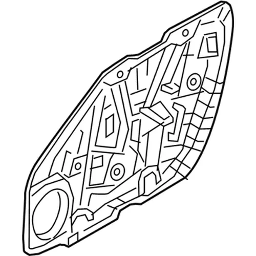 ВНУТРЕННЯЯ ПАНЕЛЬ ДВЕРИ 82471D4000 HYUNDAI