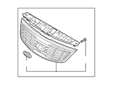 Решетка радиатора HYUNDAI / KIA 863503W040