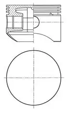 Kolben 41280600 KS