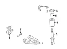 Рычаг подвески FORD 7L3Z-3078-C