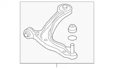 Рычаг подвески HONDA 51350-TK8-A01