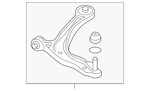 Рычаг подвески HONDA 51350-TK8-A01