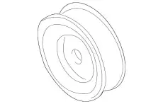 шкив генератора Maz K80118W11 MAZDA