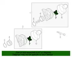 Регулятор генератора 06E903803G VAG