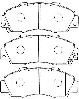 комплект колодок дисковых C1N013 AISIN