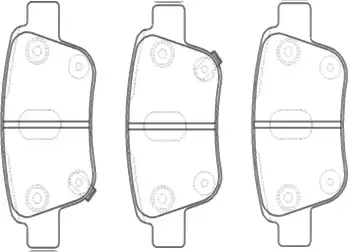 комплект колодок дисковых A2N191 AISIN