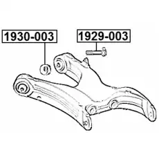шайба-эксцентрик!\ BMW X5 E70/F15 All 1930-003 FEBEST