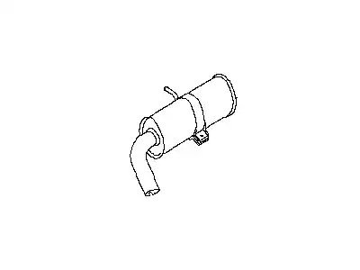 ГЛУШИТЕЛЬ 203509NF0B NISSAN