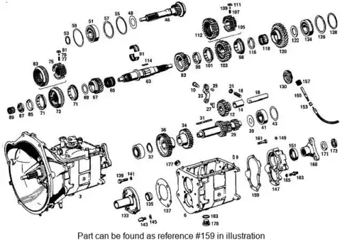 Gasket, Transmission, Paper ! \MB 111 261 00 79