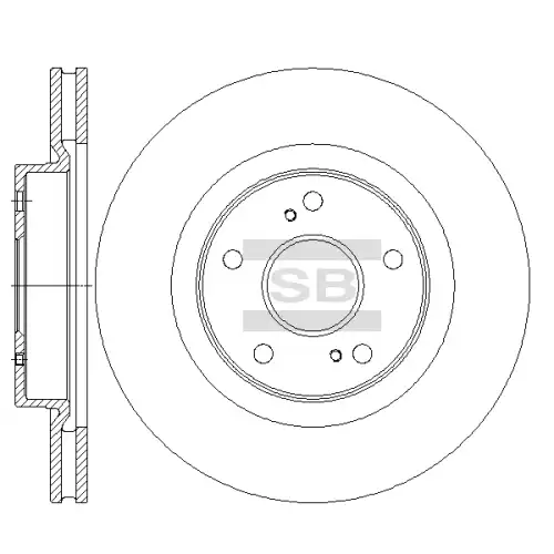 Тормозной диск SANGSIN SD4801