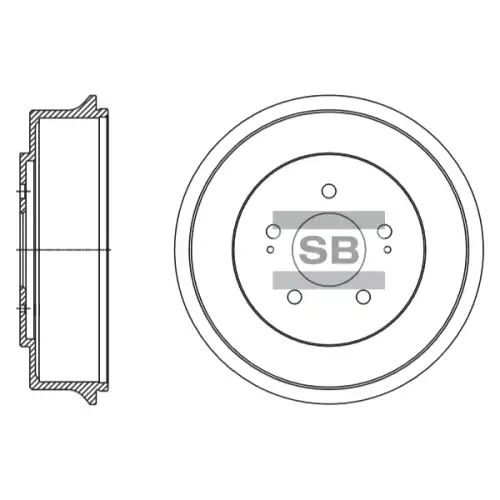 Тормозной барабан SANGSIN SD1120