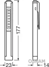 Автолампа OSRAM LEDIL105