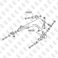 САЙЛЕНТБЛОК РЫЧАГА ПОДВЕСКИ FG0101 FIXAR