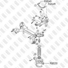 сайлентблок рычага!\ Mazda 6 02> FG0149 FIXAR