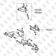Шаровая опора FIXAR FK0206R