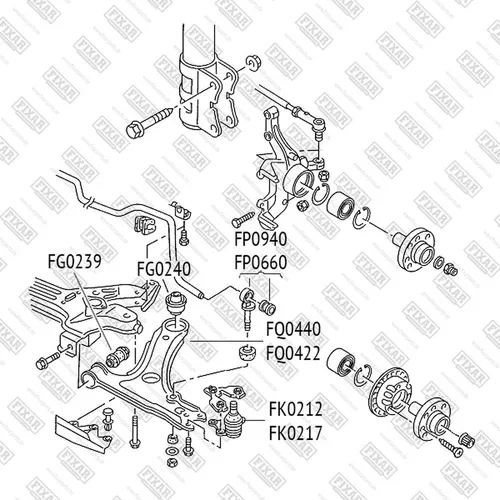Шаровая опора FIXAR FK0217