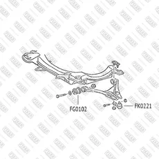 Шаровая опора FIXAR FK0221