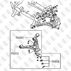 Шаровая опора FIXAR FK0828