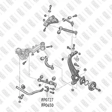 Тяга стабилизатора FIXAR FP0650