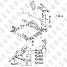 Тяга стабилизатора FIXAR FP0655