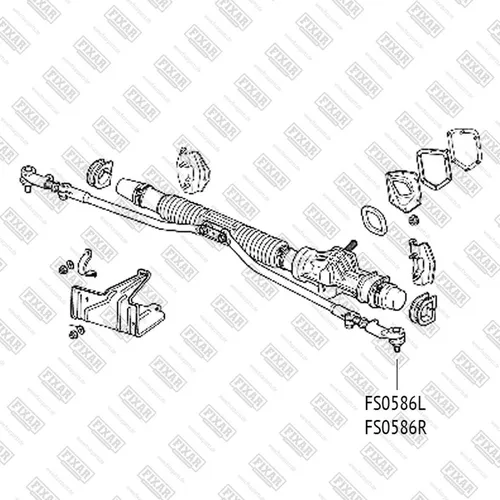 Рулевой наконечник FIXAR FS0586L