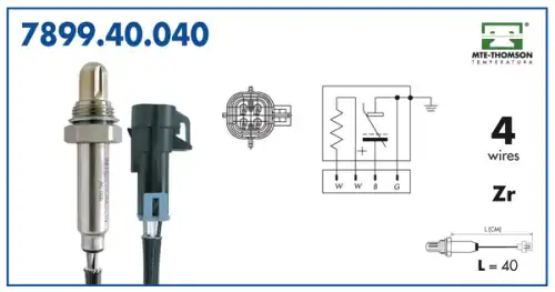 Датчик кислородный 7899.40.040 MTE-THOMSON