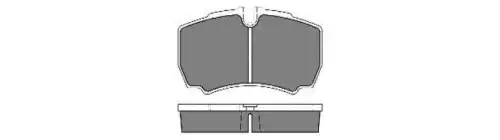 Тормозные колодки дисковые ERREVI PF9123