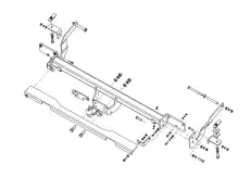 Фаркоп AVTOS FA06 фланцевый 3000 кг./ 100 кг.