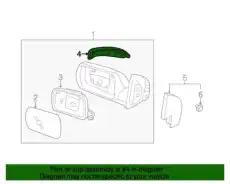 ПОВОРОТНИК HYUNDAI/KIA 876244D000 MOBIS
