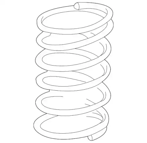 пружина подвески 5533025500-DS MOBIS